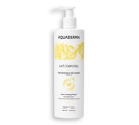 Aquaderma - Lait corps - Monoï - 400 ml | Hydratation Quotidienne - Texture Légère Non Grasse - Peau Douce et Satinée - Format Familial - Parfum Exotique