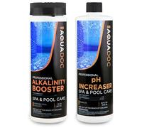 AquaDoc Spa Alcalinité et augmentateur de pH pour jacuzzi - Comprend un pH Up de 947,2 g et une alcalinité de 907,2 g pour jacuzzi - Produits chimiques de spa pour aider à équilibrer l'eau - Fabriqué