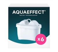 Aquaeffect Cartouche pour Carafe Filtrante Compatible avec les Grandes Marques - Filtre en Lot de 6