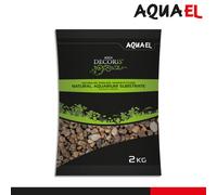 Aquael 2 Kg Aqua Decoris Sable Naturel Multicolore 5 - 10 Mm Substrat D'Aquarium