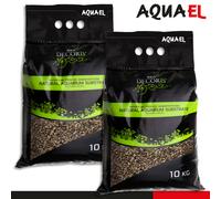 Aquael 2 x 10 KG Eau Decoris Gravier Natural Coloré 3 - 5 MM Aquariumsubstrat