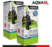 Aquael 2 X Pat Mini Miniature Filtre À Turbine Pour Petits Aquariums D'eau Douce