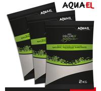 Aquael 3 x 2 KG Eau Decoris Sable de Quartz 0,1 - 0,3 MM Aquariumsubstrat Sol