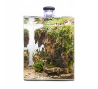 AQUAEL OptiBent Set Aquarium Accessoires 20 Blanc 25 x 25 x 30 h 19 L en Verre Extra-Clair