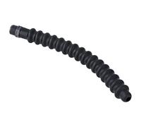 AquaFlex - Douche anale en silicone avec rainures stimulantes MEO