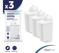 Aquafloow 3x filtres à eau de rechange pour machine à café Siemens | Compatible avec Siemens EQ Serie, EQ TZ70003, | Filtre à eau de rechange Brita Intenza