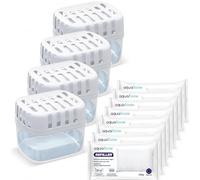 Aquafloow Absorbeur d’Humidité 4x Déshumidificateur 8x Recharges