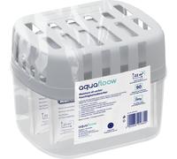 Aquafloow boîte de granulés déshumidificateurs - pack de 1 + 2x sachets de recharge - déshumidificateur avec bac de récupération