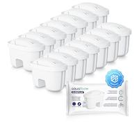 Aquafloow Cartouche Filtrante pour l’Eau 14 Pièces | Compatible Laica Bi-Flux, Dafi Unimax | Filtre avec Charbon Actif et Résine échangeuse d'ions, Réduction du Calcaire, du Chlore
