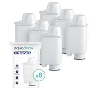 Aquafloow Cartouche Filtrante, Remplacement pour Brita® Intenza+ Saeco® CA6702/00 Gaggia® - Filtre à Eau Intensive+ pour Machine à Café (6 Pièces)
