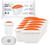 Aquafloow Cartouches filtrantes Maxihard 10 pièces pour eau dure | Cartouches filtrantes Compatibles avec Dafi Unimax Aquaphor A5 Brita Maxtra+ Philips