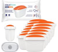Aquafloow Cartouches filtrantes Maxihard 12 pièces pour eau dure | Cartouches filtrantes Compatibles avec Dafi Unimax Aquaphor A5 Brita Maxtra+ Philips