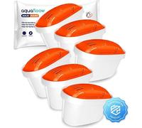 Aquafloow Cartouches filtrantes Maxihard 6 pièces pour eau dure | Cartouches filtrantes Compatibles avec Dafi Unimax Aquaphor A5 Brita Maxtra+ Philips