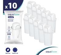 Aquafloow cartouches pour carafe filtrante, | remplacement pour Dafi Classic, Brita Classic 10 pièces