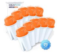 Aquafloow ClassicHard Cartouches de Filtre À Eau | Réduit du Calcaire, le Fluorure, le Chlore | Remplacement pour Aquaphor B15 Standard, Dafi Classic, Brita Classic, Laica - 10 Pièces
