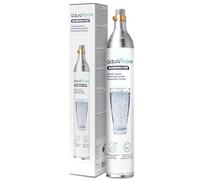 AquaFloow Cylindre CO₂ pour Machine à eau Pétillante Premium 600 ml, Cartouche pour Eau Gazeuse, Cylindre jusqu’à 60 L, Remplacement compatible avec SodaStream, Aarke- lot de 1