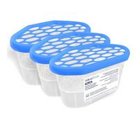 Aquafloow Déshumidificateur 400 ml, Réduit l'humidité de l'air, 3 Pièces | Neutraliseur d'odeurs, Absorbeur d'humidité pour Cuisine, Placard, Salle de Bain et Bureau