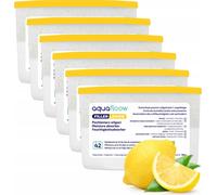 Aquafloow Déshumidificateur 400 ml, Réduit l'humidité de l'air 6 pièces LEMON | Neutralisateur d'odeurs, Absorbeur d'humidité pour cuisine, placard