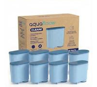 AquaFloow Filtre à eau pour machine à café automatique, Cartouche compatible avec Philips, Saeco AquaClean CA6903/10 CA6903/22 CA6903, filtre pour machine à café Réduit la teneur en calcaire- 8 pièces