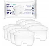 Aquafloow Flowflux Cartouche filtrante d'eau pour pichet filtrant Laica - 8 pièces.