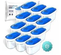 Aquafloow Maximag 12x Cartouches De Filtre À Eau Au Magnésium | Les Filtres Nettoient L'eau Et L'enrichissent En Magnésium | Dafi Unimax Aquaphor A5 Brita Maxtra+ Philips AWP212/10