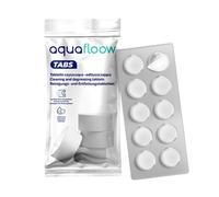 AquaFloow Tabs Lot de 10 pastilles de nettoyage pour machines à café Krups, Nivona, Jura, DeLonghi, Saeco, Siemens, Bosch, Melitta