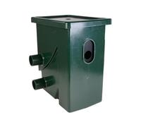 Aquaforte Compactsieve, 49X32X55cm, Élément de Tamisage 40X24cm et Passage 300 micron, max. Capacité 15m³Heure, 3 entrée de La Pompe 253240mm, Sortie et Protection Contre Le Débordement 75mm