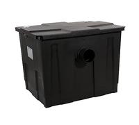 AquaForte MBF-350 filtre multi-chambres, taille 54 * 40 * 40 cm, capacité max. Capacité du bassin 12 m³ sans poissons, Max. Débit 8 m³/h, Convient pour différents médias de filtration