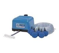 Aquaforte original set de pompe à air hailea v10, 4l/min à 1,2 m, avec 4 pierres et 25 m tuyau 4/6