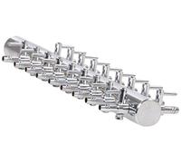 AquaForte Répartiteur d'air pour Tuyau Ø 4 mm 18 Ausgänge Gris