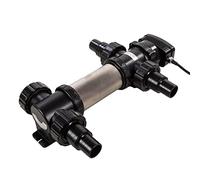 Aquaforte Suv-724 Inox Uv-C, Pl 24W, Longueur 458 mm, max. Taille Du Bassin 40 m3, Débit Recommandé 5 m3⁄H, Débit max. Pression 1,0 Bar, Y Compris 4 Raccords de Tuyaux 3850 mm, 4 Raccords 2