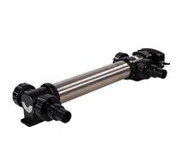 Aquaforte Suv-772 Inox Uv-C, Pl 2X36W, Longueur 1030 mm, max. Taille Du Bassin 90 m3, Débit Recommandé 8 m3⁄H, Débit max. Pression 1,0 Bar, Y Compris 4 Raccords de Tuyaux 3850 mm, 4 Raccords 2