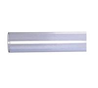 AquaForte Tuyau en PVC Transparent, Ø 4 x 6 mm (paroi intérieure x paroi extérieure), Convient pour l'eau et l'air, Rouleau de 25 m, Type Cristal, Transparent