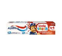 AQUAFRESH - Dentifrice Enfant Pat Patrouille - 0-6 Ans - 50 ml | Renforce & Protège les Dents des Enfants - Protection contre les Acides du Sucre Pendant 24 H - Sans Arômes Artificiels