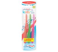 Aquafresh Lot de 3 brosses à dents souples pour enfants de 0 à 7 ans
