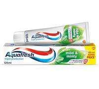 Aquafresh Lot de 3 tubes de pâte à dents triple protection douce et minty 125 ml
