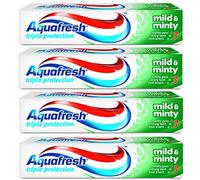 Aquafresh Mild & Minty Lot de 4 protections d'acide sucré 100 ml