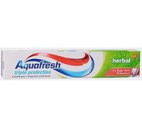 Aquafresh Triple Protection Dentifrice à base de plantes Bouclier les dents contre les acides de sucre, Comprehensive 24 heures anti-caries 75 ml x 3 (lot de 3)