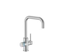 Aquafy mitigeur évier à bec tube à double sortie chromé - ROCA A5A8C3GC00