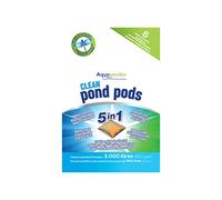 Aquagarden 8841 Clean Pond Pods, Limite Les boues du Bassin, Rend l’Eau du Robinet sûre, réduit la fréquence de Nettoyage du Filtre, Plantes saines, stabilise Le pH, Paquet de 6
