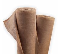 Aquagart 20 m x 1 m - Tissu de jute - 305 g/m² - Tissu de jute de jardin - Pour décoration de la maison et du jardin - Ruban de jute pour plantes - Protection hivernale - Tissu naturel - Protection