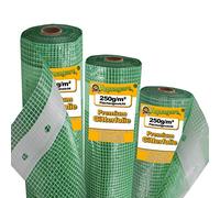 Aquagart Film pour serre - film pour treillis - film pour serre 250 g - résistant aux UV - vert - différentes largeurs et longueurs (7 m, vert/transparent 1,5 m de large)