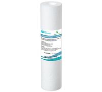 AquaHouse 10 "cartouche de filtre à eau de sédiment pour l'osmose inverse, l'eau a nourri la filtration de poteau et de Partictle, adapte aux logements standard de filtre de 10" - 5 microns