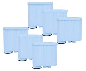 AquaHouse AH-CSA Lot de 6 cartouches filtrantes compatibles avec les machines à café Saeco Philips AquaClean