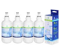 AquaHouse AH-LEB Filtre à eau compatible avec Liebherr CNES réfrigérateurs, remplace la pièce 7440002, 7440000, 7731240 (Paquet de 4)