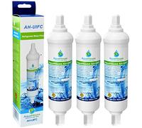 AquaHouse AH-UIFC filtre à eau pour réfrigérateur compatible avec LG et Hotpoint BL9808, 3890JC2990A, 5231JA2012B, 5231JA2012A DD-7098 - avec des connexions à vis (lot de 3)