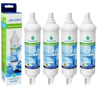 AquaHouse AH-UIFC filtre à eau pour réfrigérateur compatible avec LG et Hotpoint BL9808, 3890JC2990A, 5231JA2012B, 5231JA2012A DD-7098 - avec des connexions à vis (lot de 4)