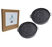 AquaHouse Lot de 2 filtres pour hotte de cuisine à charbon compatibles avec FAR, Fagor, Faure et différentes marques de filtre de hotte de 210 mm (CHF02F)