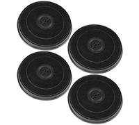 AquaHouse Lot de 4 filtres à charbon EFF57 compatibles avec John Lewis JLBIHD608, 94249229600 et filtre de hotte Zanussi 9029793594