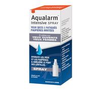 AQUALARM | Intensive Spray | Sécheresse Oculaire Sévère | Acide Hyaluronique & Liposomes | Application Œil Ouvert Ou Fermé | Compatible Lentilles | Dès 3 Ans | 10ml